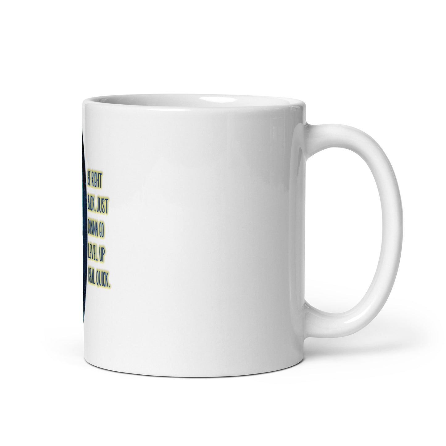 Level Up White Glossy Mug