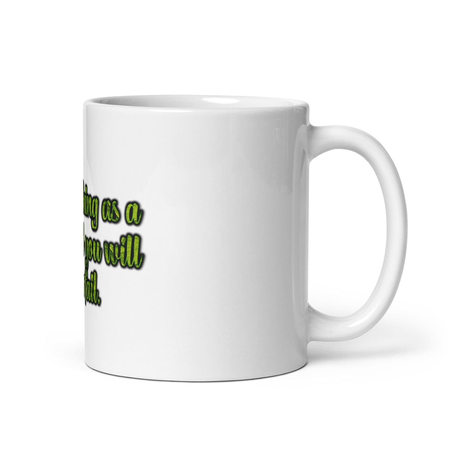 A Lesson #1 White Glossy Mug