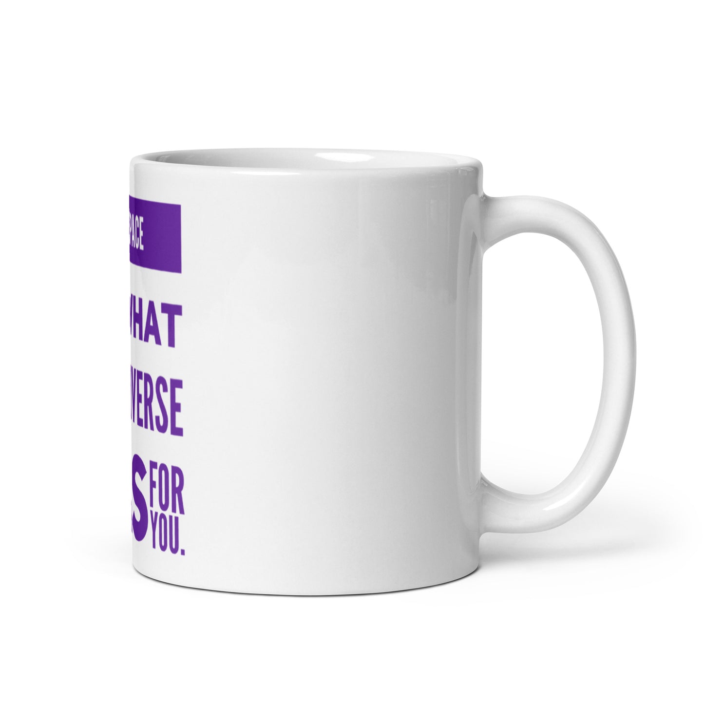 Hold Space #2 White Glossy Mug