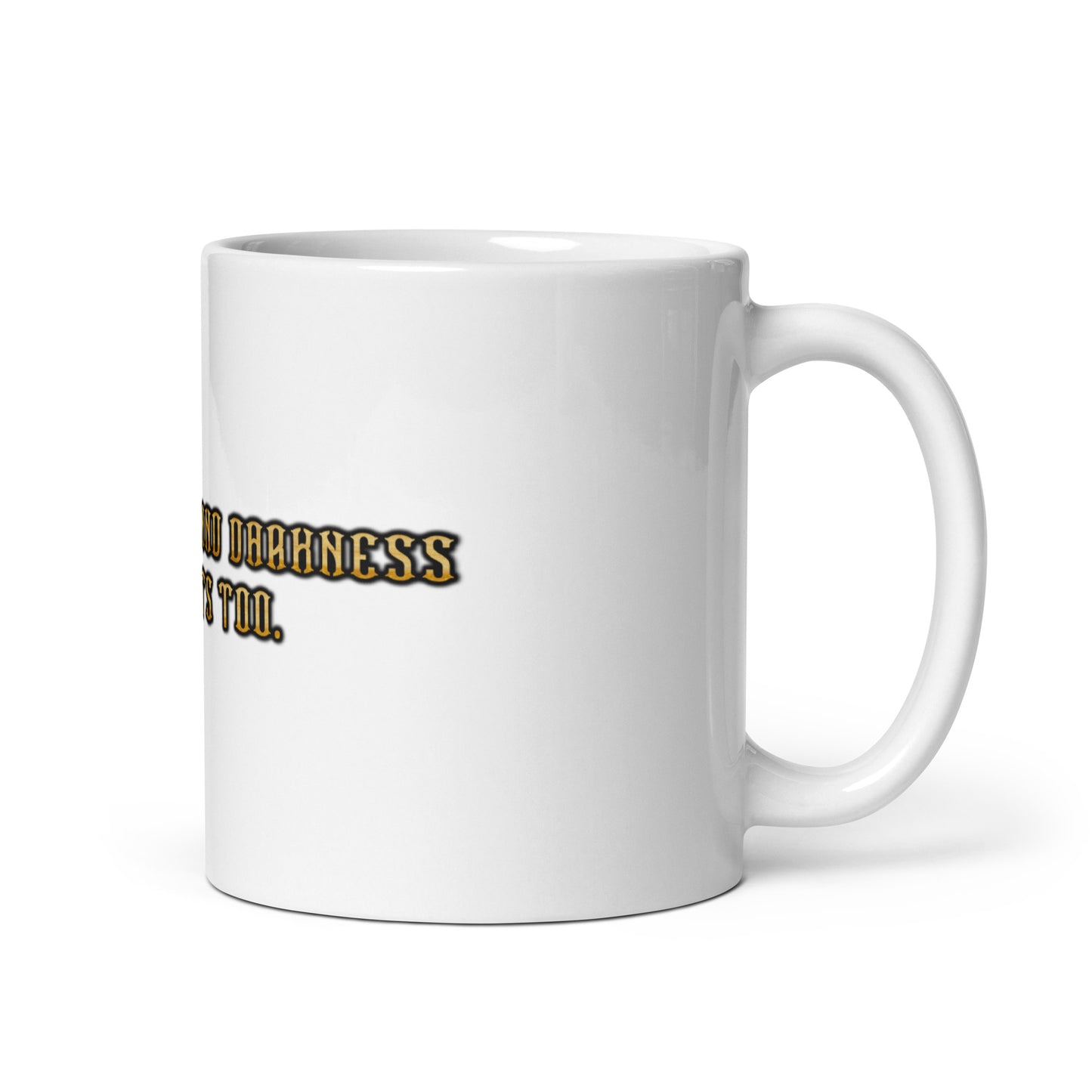 Shadows White Glossy Mug