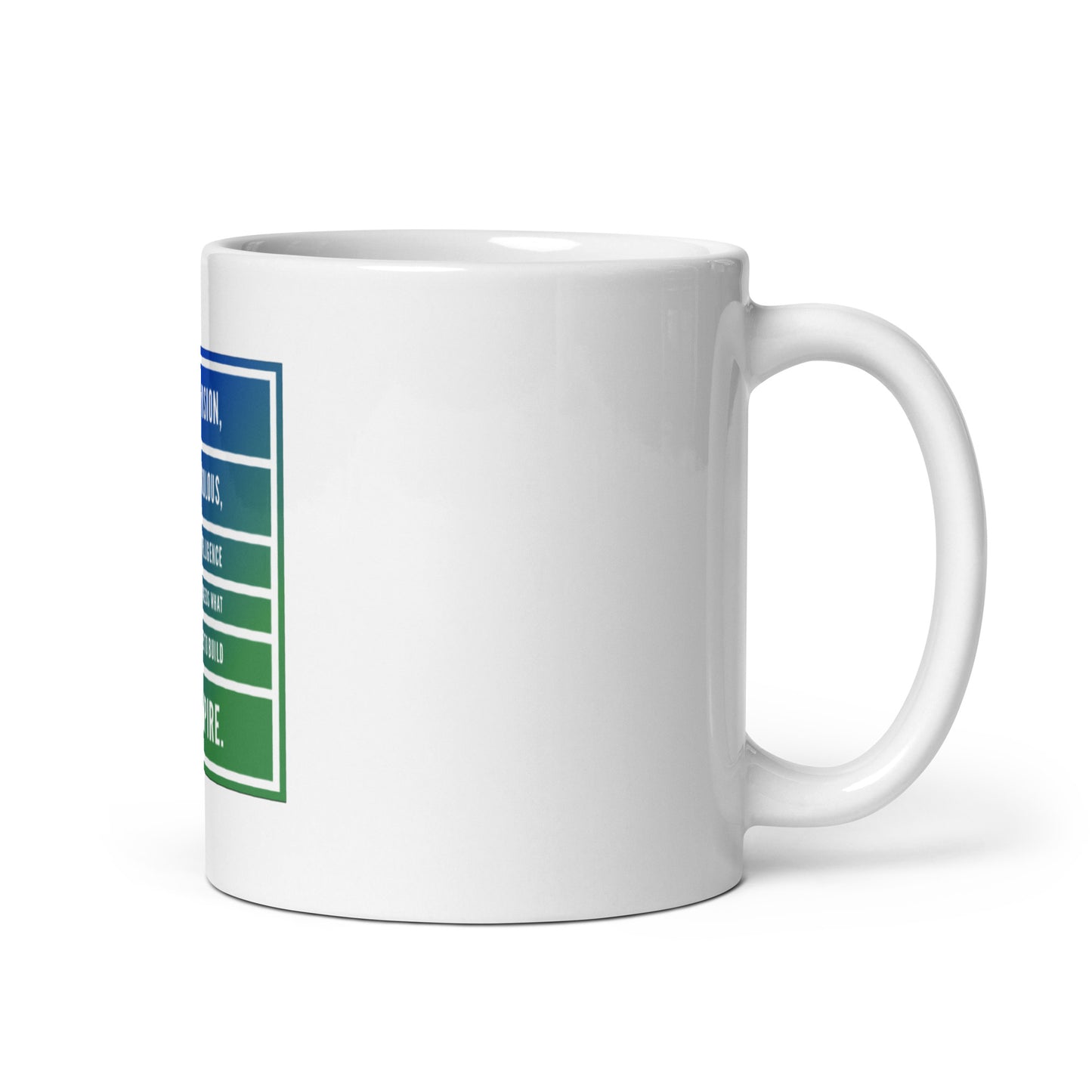 An Empire #1 White Glossy Mug