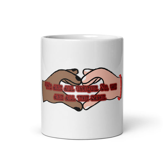 Unique White Glossy Mug