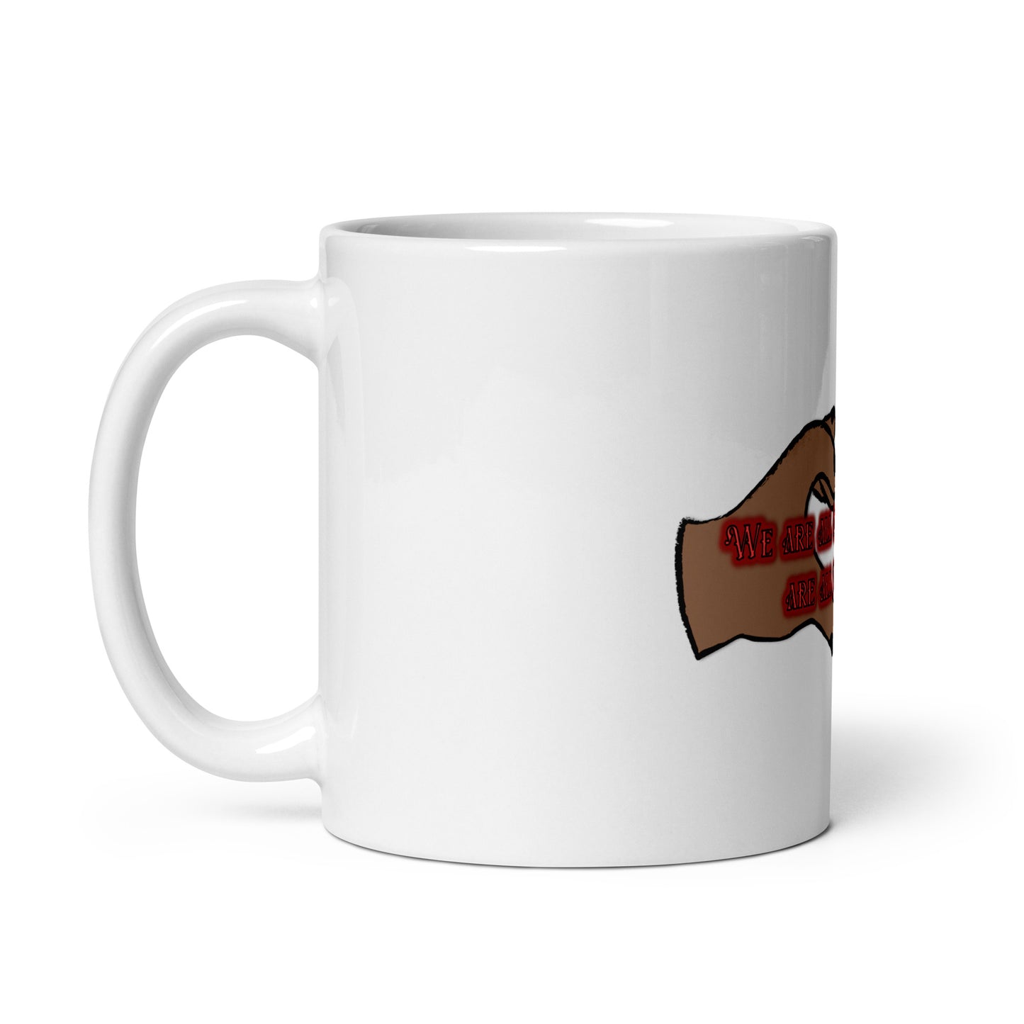 Unique White Glossy Mug
