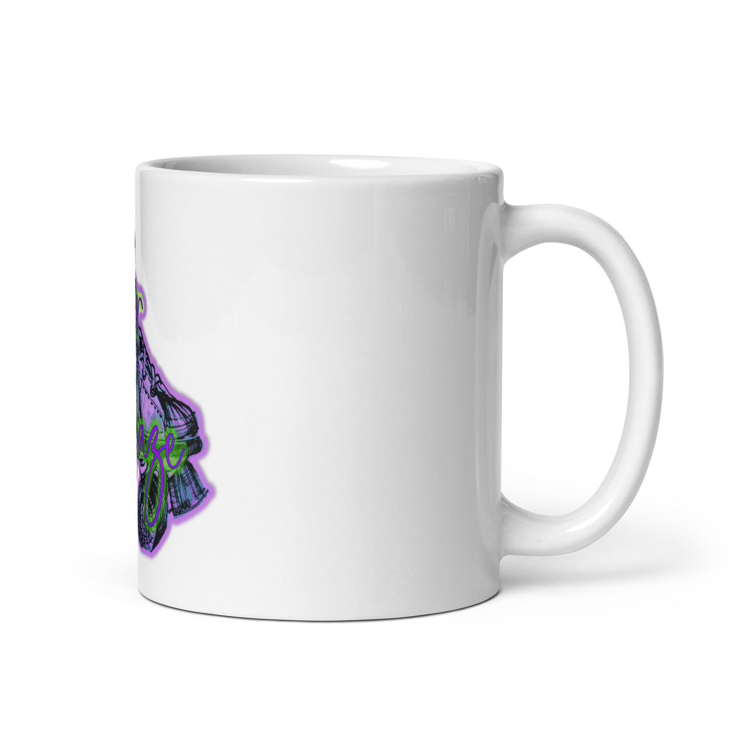 Roller Daze White Glossy Mug