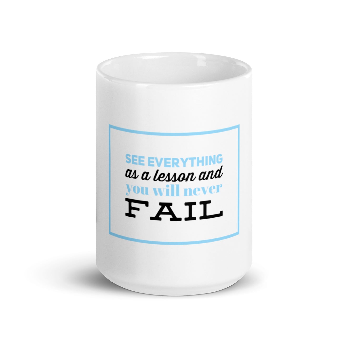 A Lesson #2 White Glossy Mug