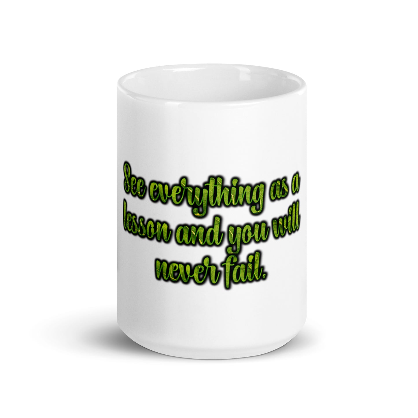 A Lesson #1 White Glossy Mug