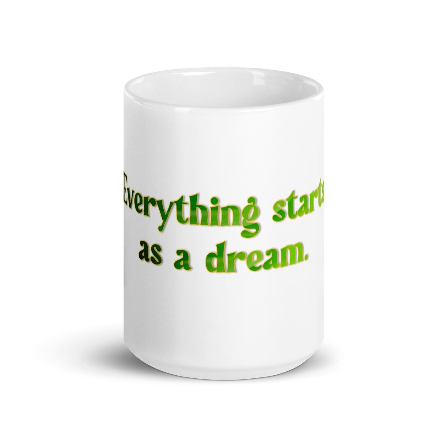 How It Starts White Glossy Mug