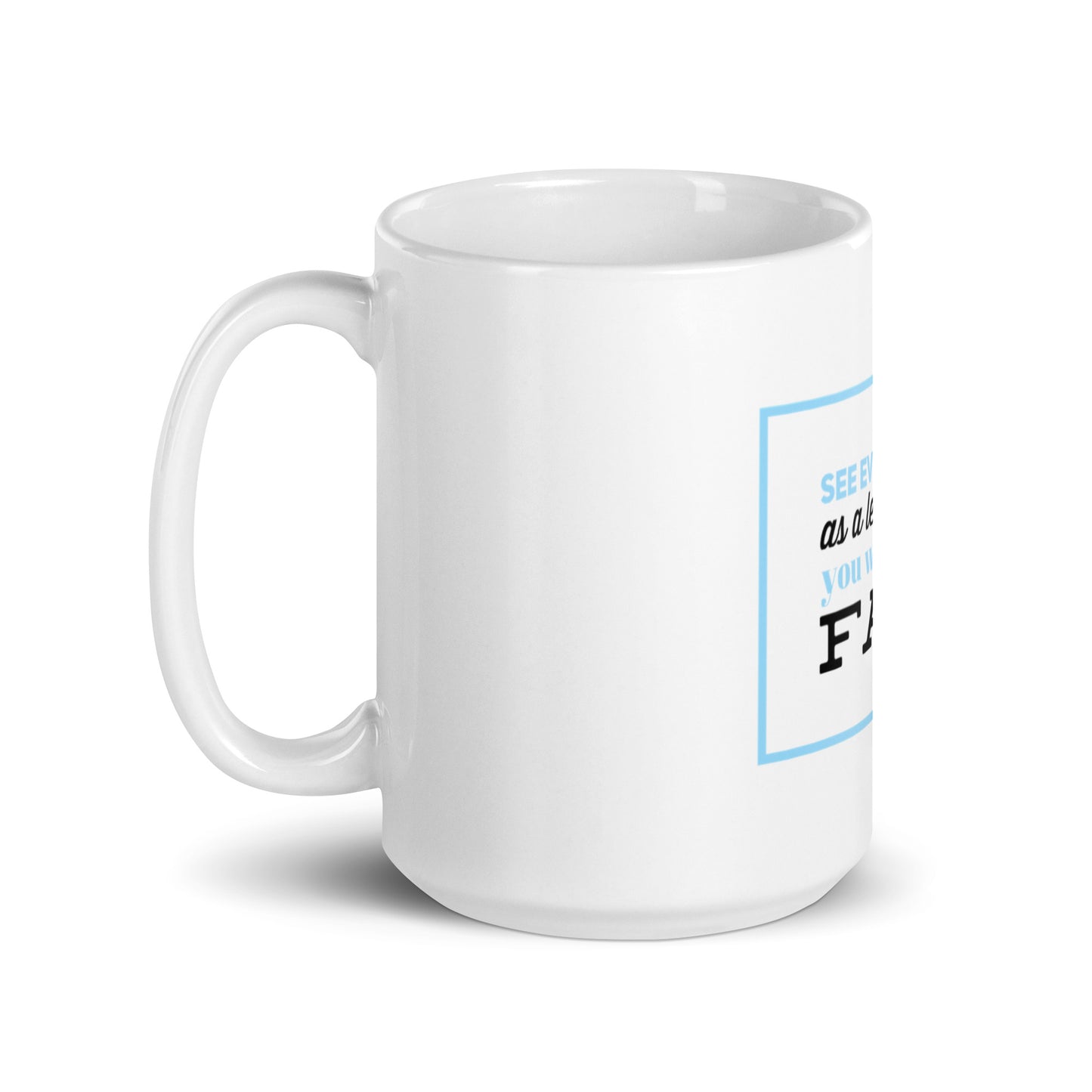 A Lesson #2 White Glossy Mug