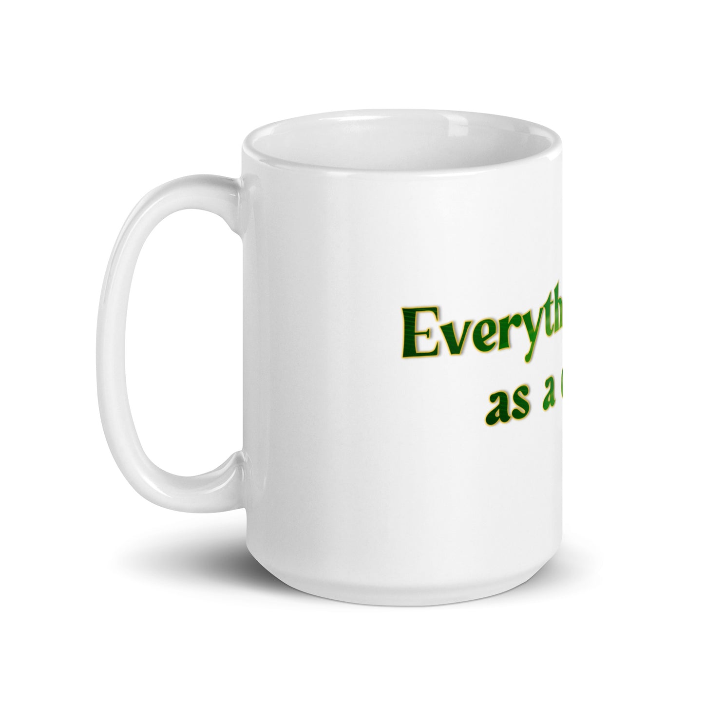 How It Starts White Glossy Mug
