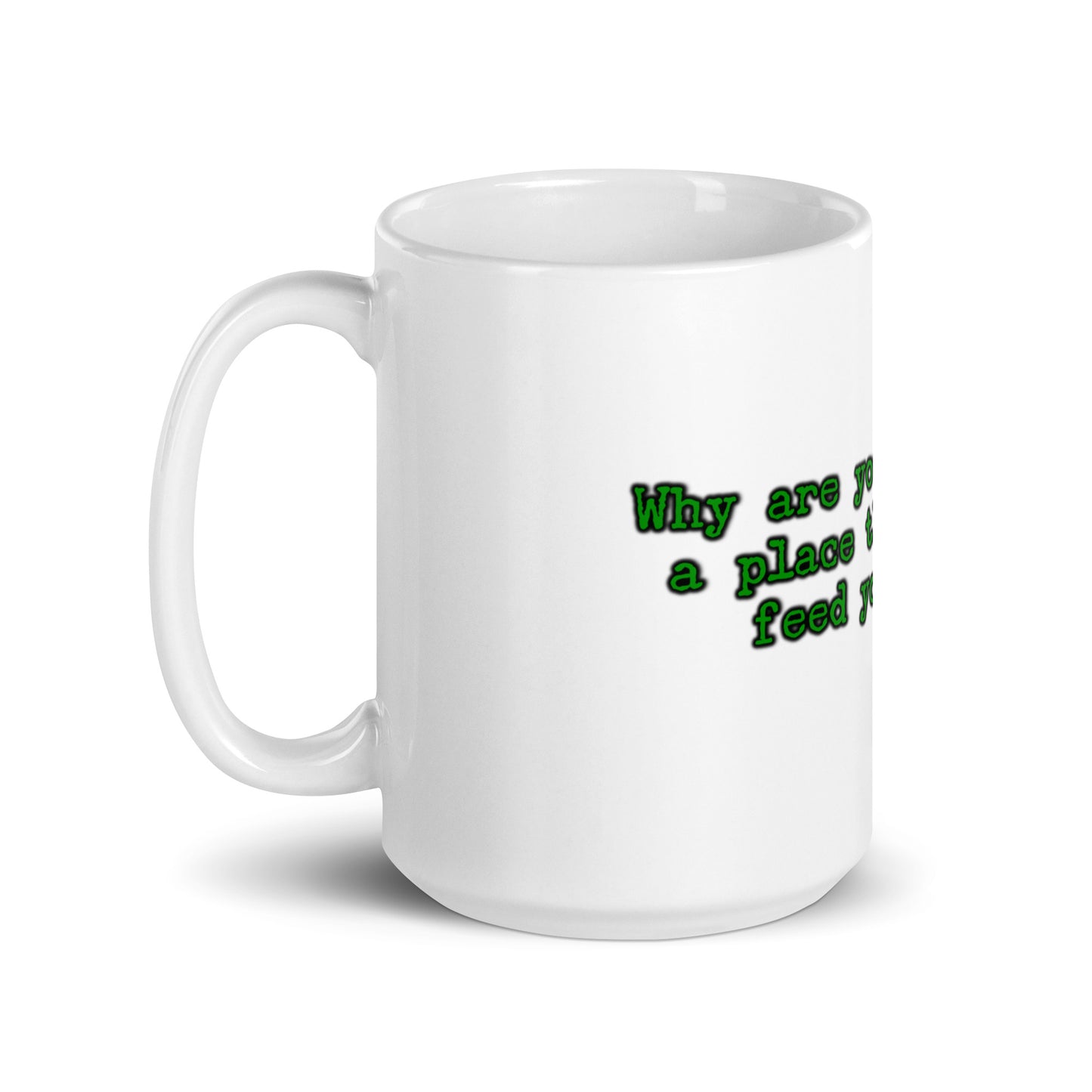 Feed Your Soul White Glossy Mug