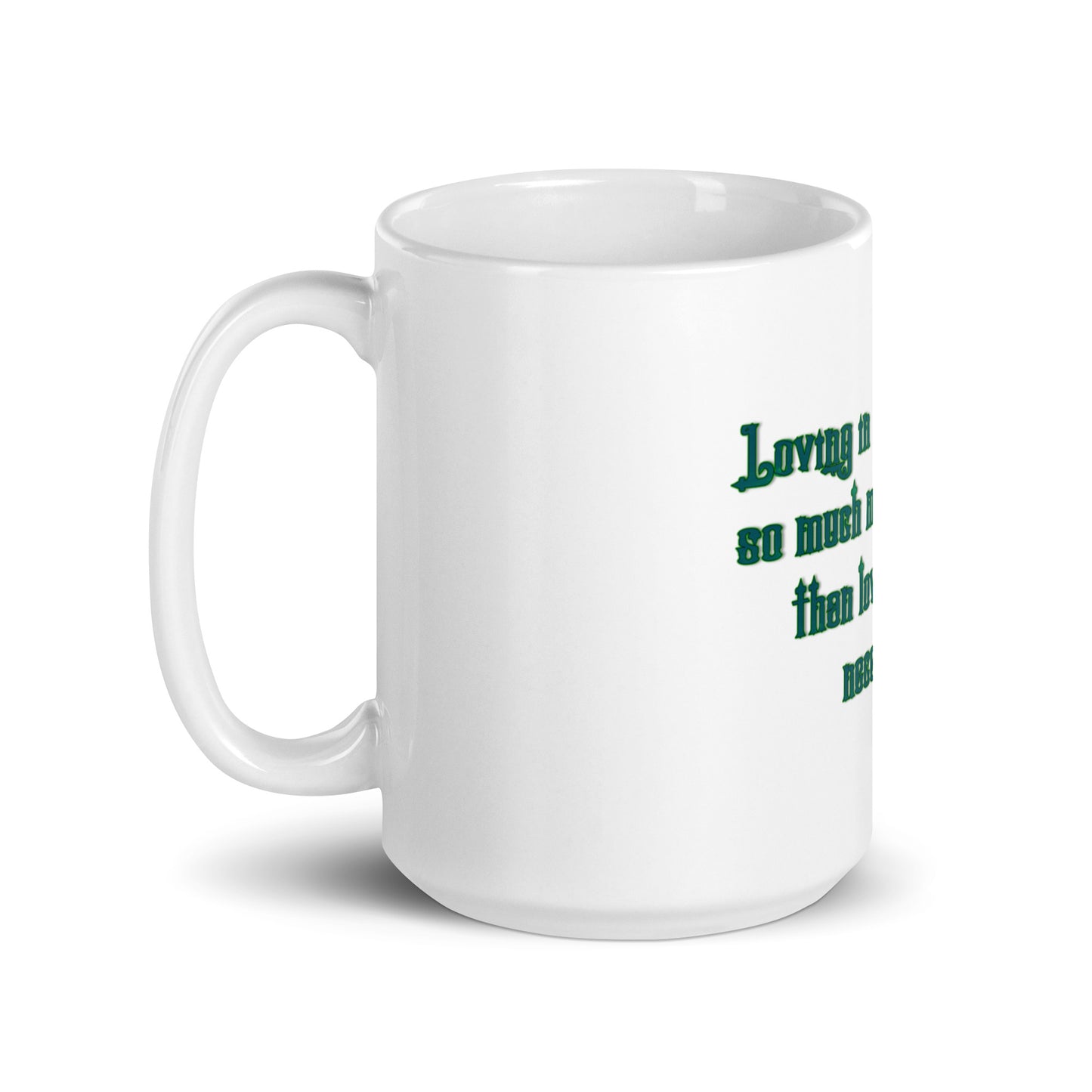 Loving In Awareness White Glossy Mug