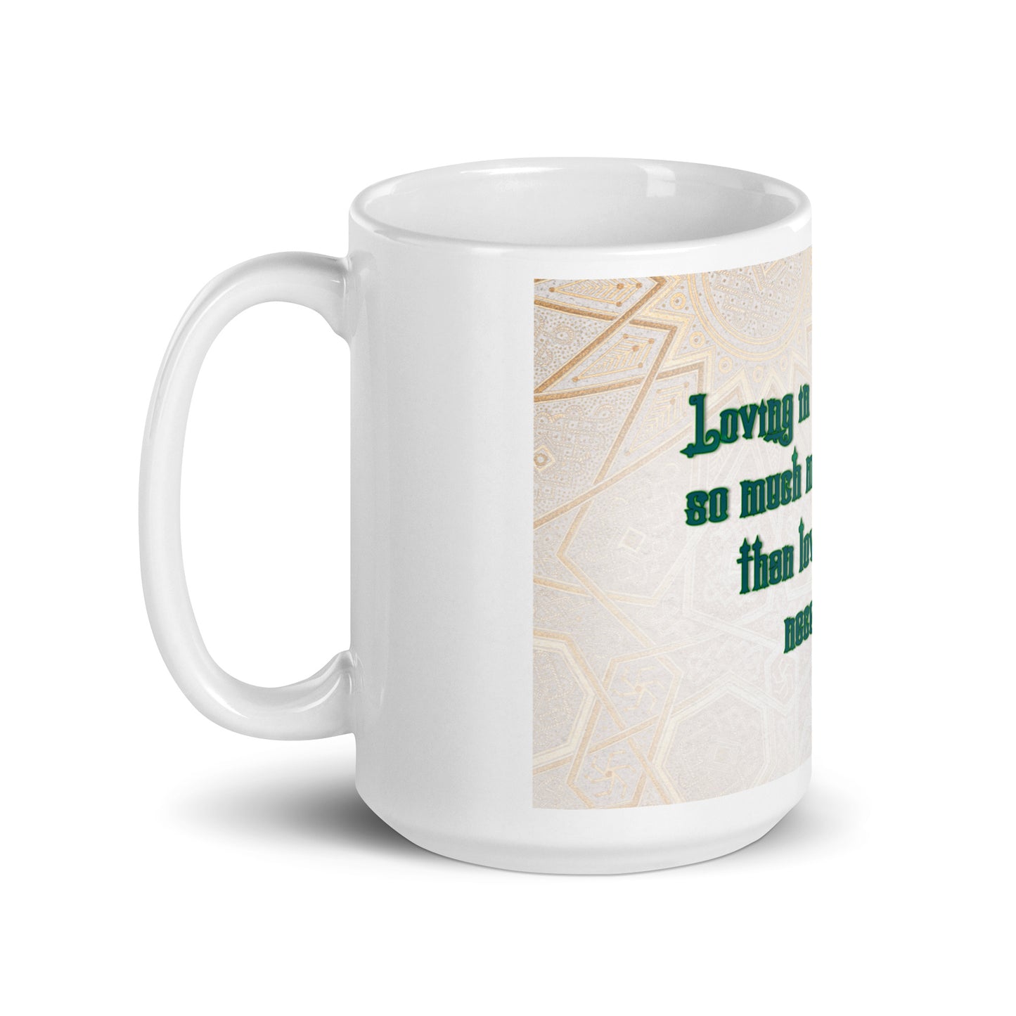 Loving In Awareness (2) White Glossy Mug