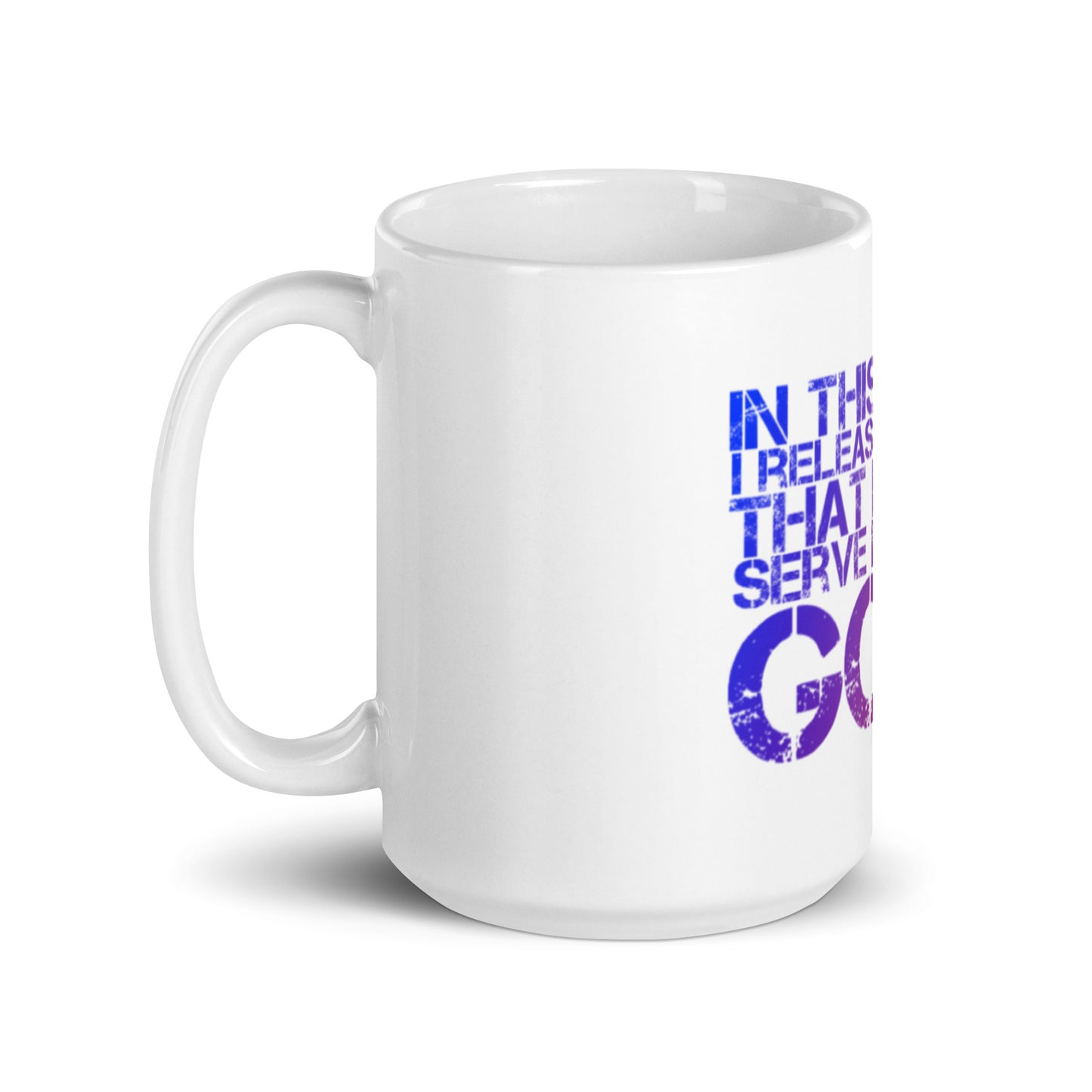 Release Everything White Glossy Mug