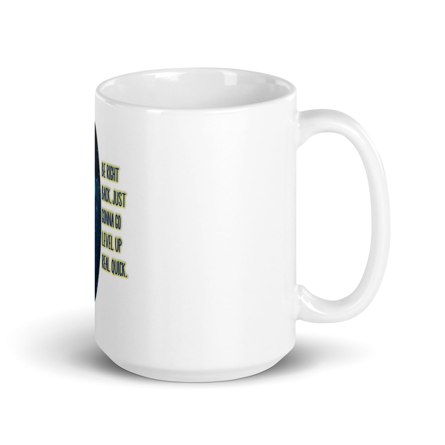 Level Up White Glossy Mug