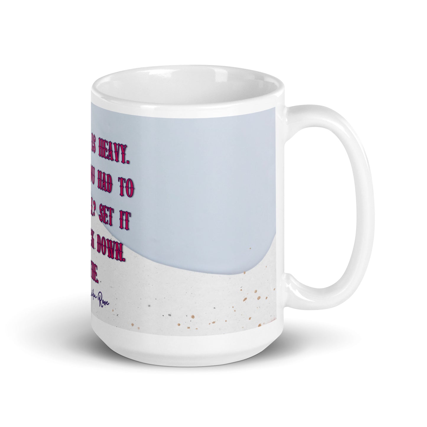 Nika's Prose (2) White Glossy Mug