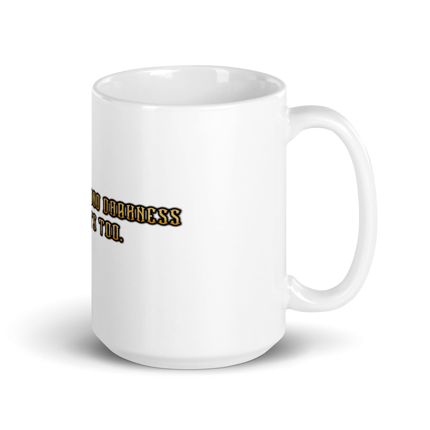 Shadows White Glossy Mug