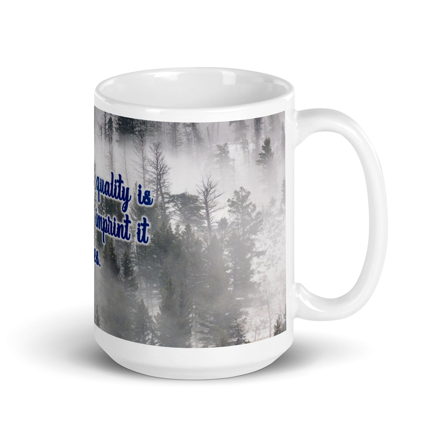 Price of Quality (2) White Glossy Mug