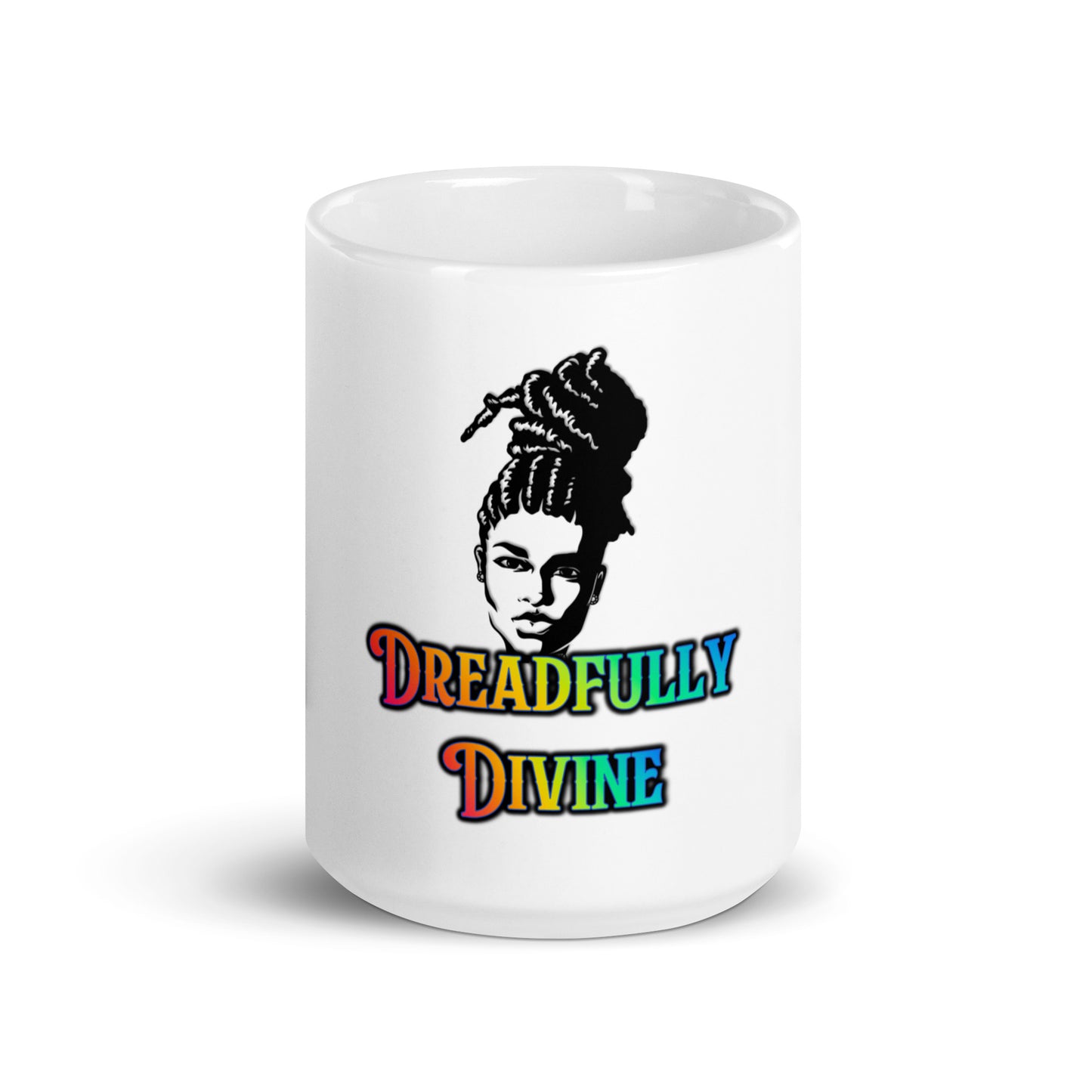 DD Woman #2 (Multi-color) White Glossy Mug