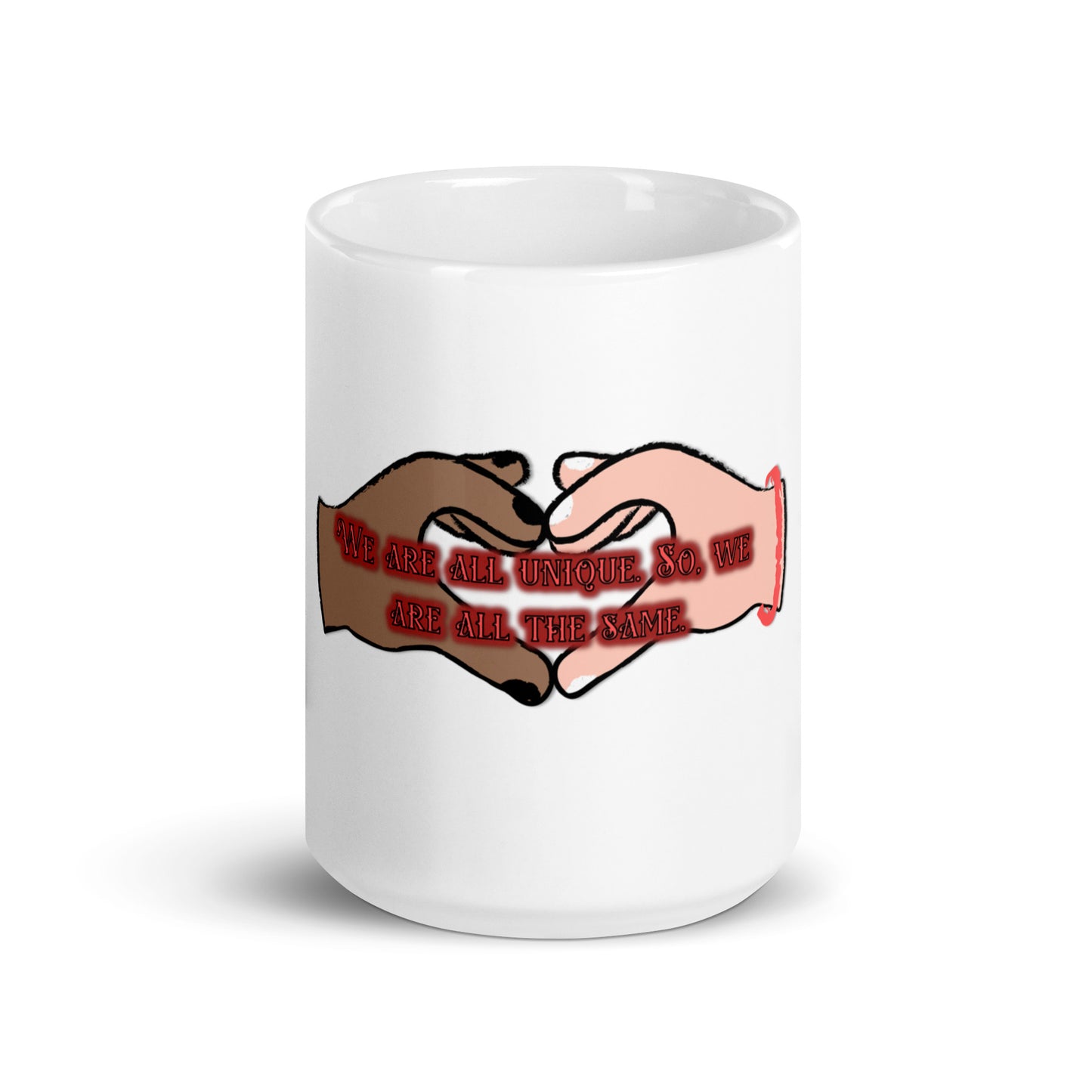 Unique White Glossy Mug