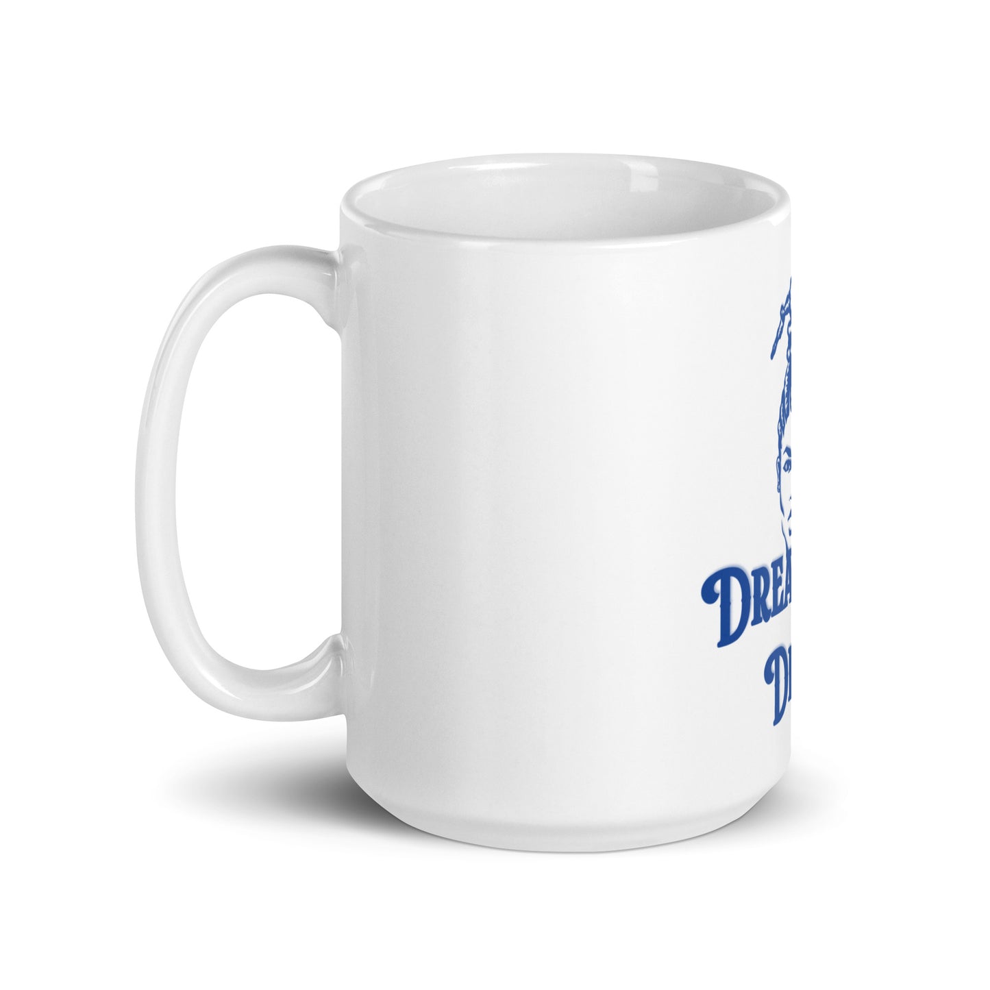 DD Woman #2 (Blue) White Glossy Mug