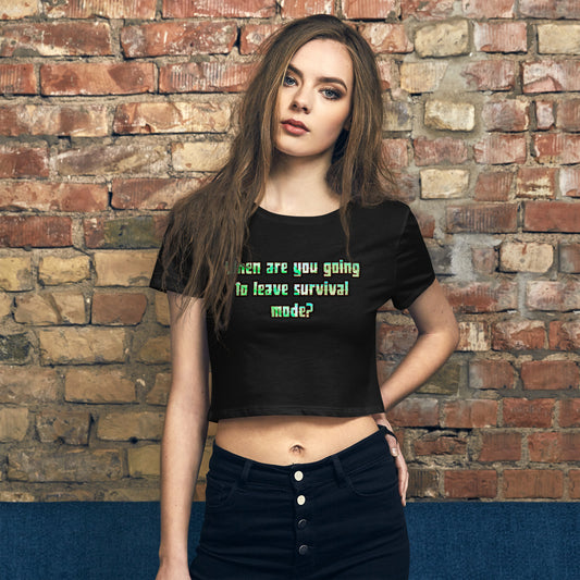 Survival Mode Women’s Crop Tee