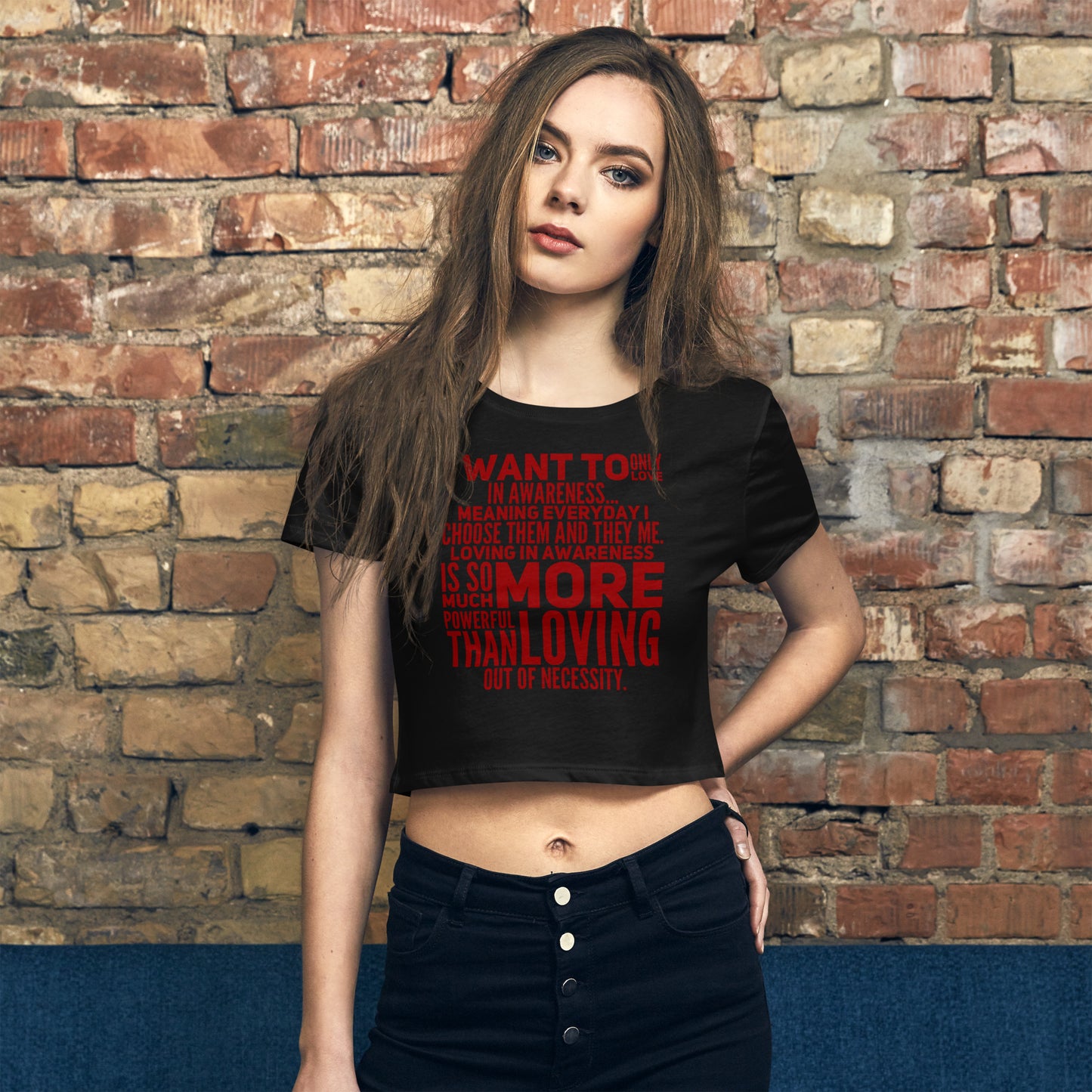 More Powerful Women’s Crop Tee