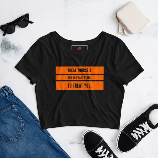 Treat Yourself Women’s Crop Tee