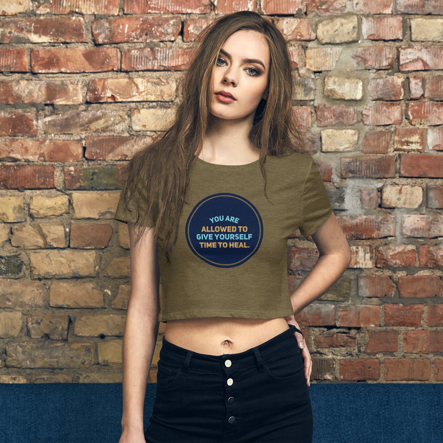 Healing Circle #1 Women’s Crop Tee