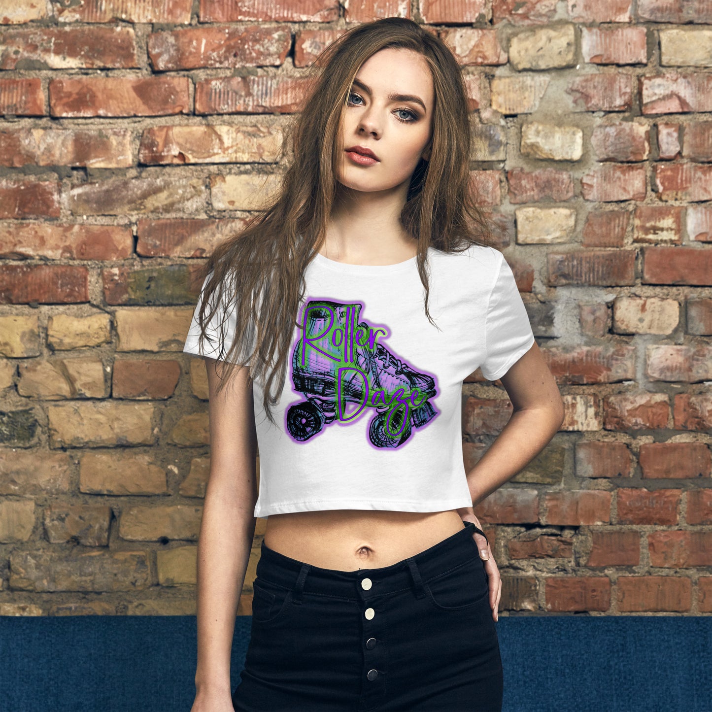 Roller Daze Women’s Crop Tee