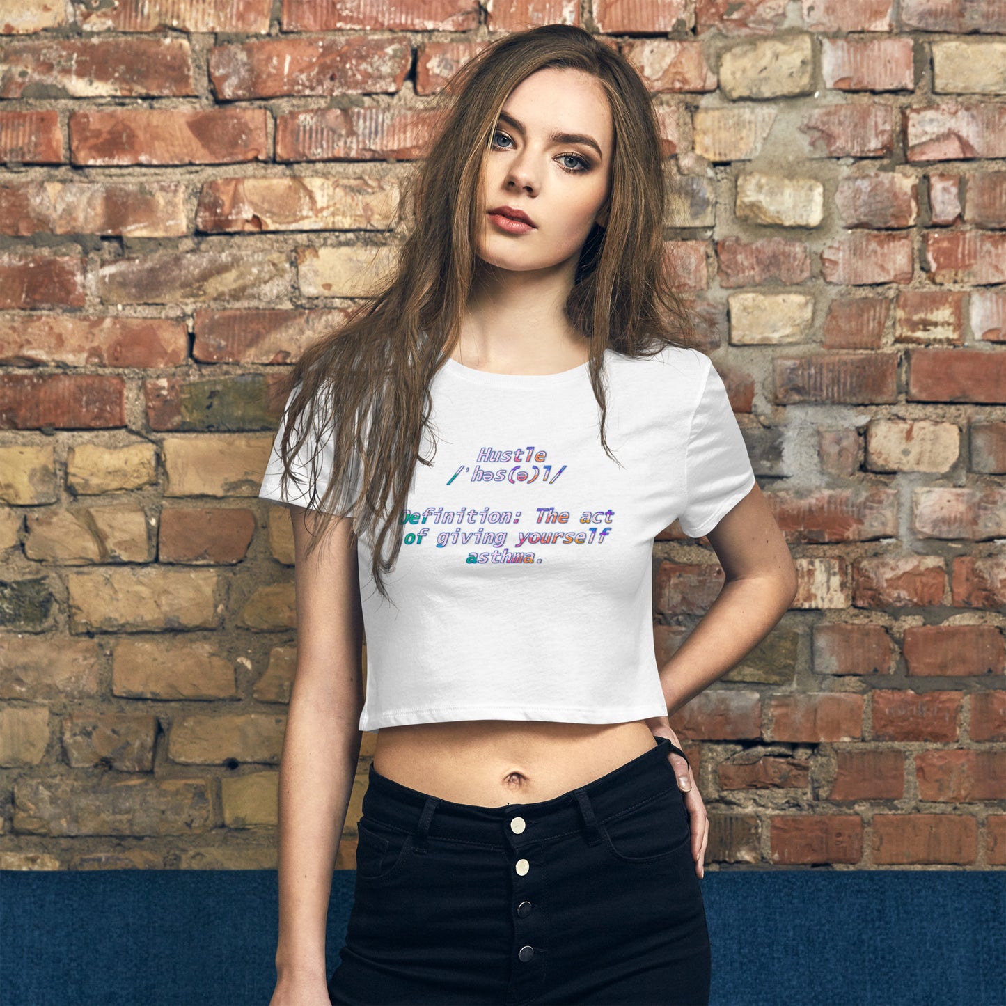 Hustle Women’s Crop Tee