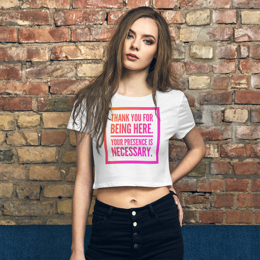 Necessary Presence Women’s Crop Tee