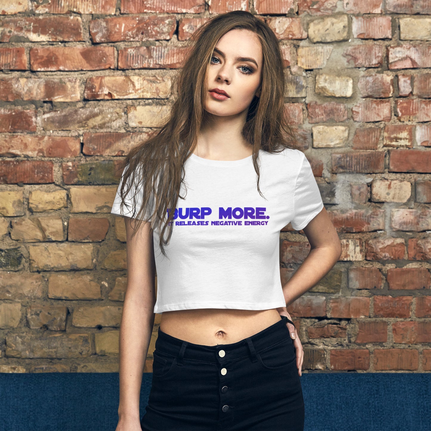 Burp More #2 Women’s Crop Tee