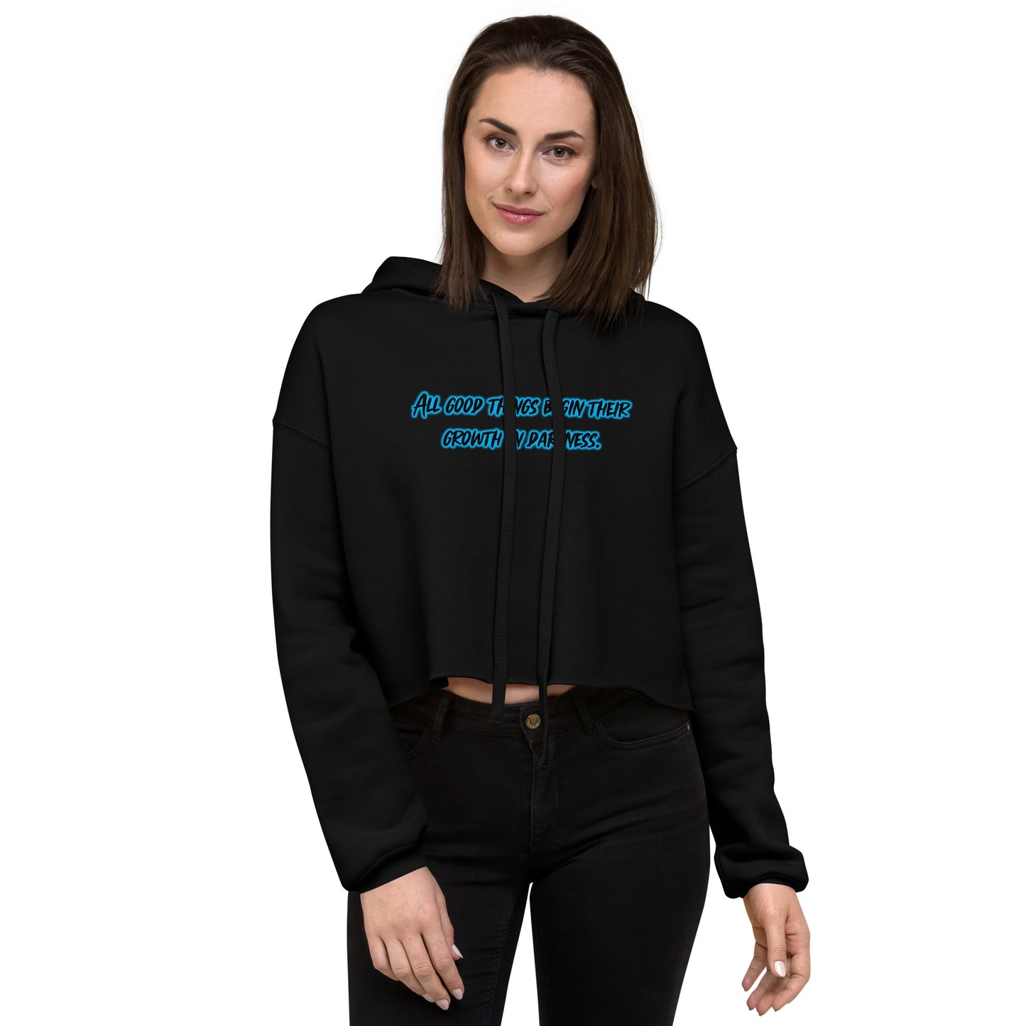 In Darkness Crop Hoodie