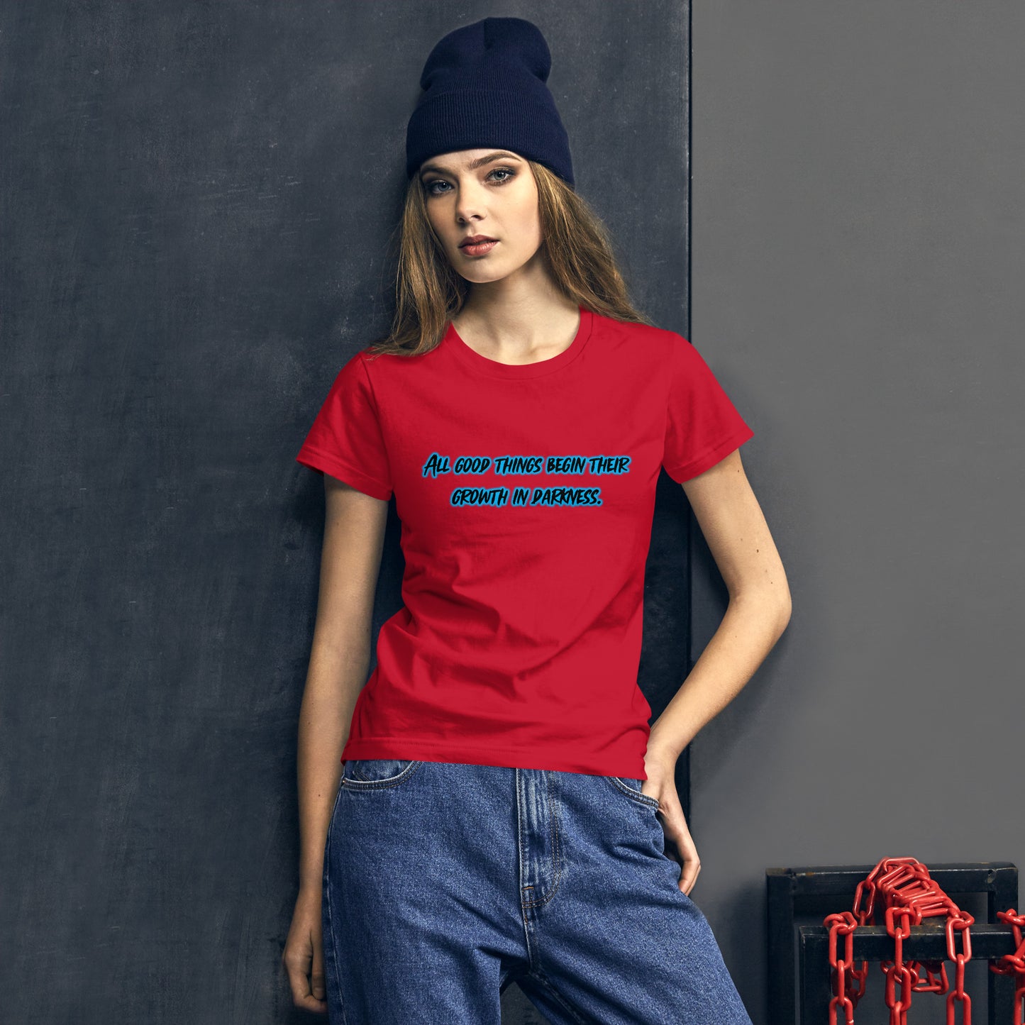 In Darkness Women's Fashion Fit Short Sleeve T-shirt