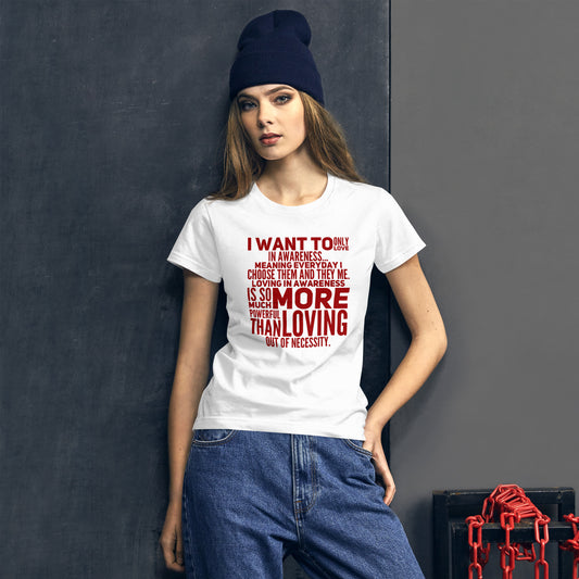 More Powerful Women's Fashion Fit Short Sleeve T-shirt