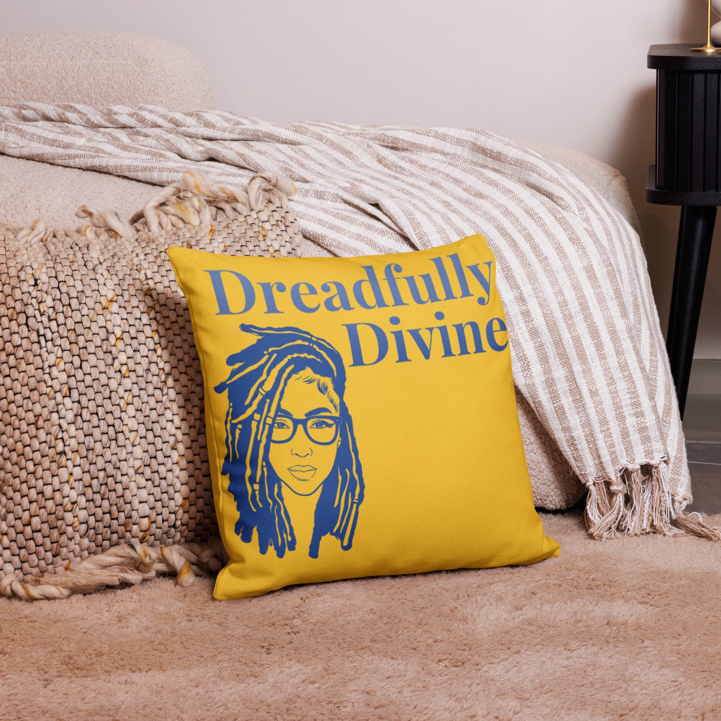 DD Woman (Blue) Premium Pillow