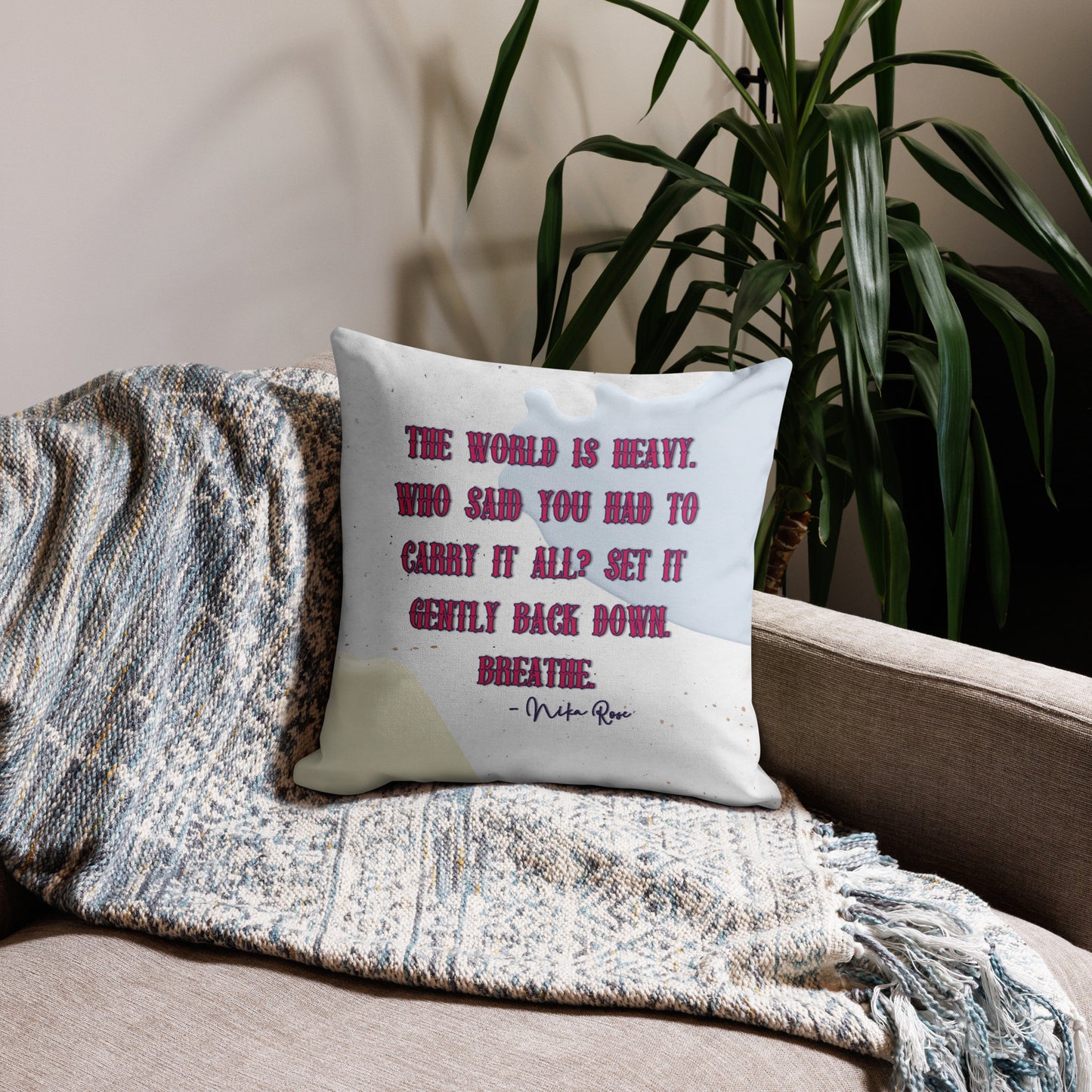 Nika's Prose Premium Pillow