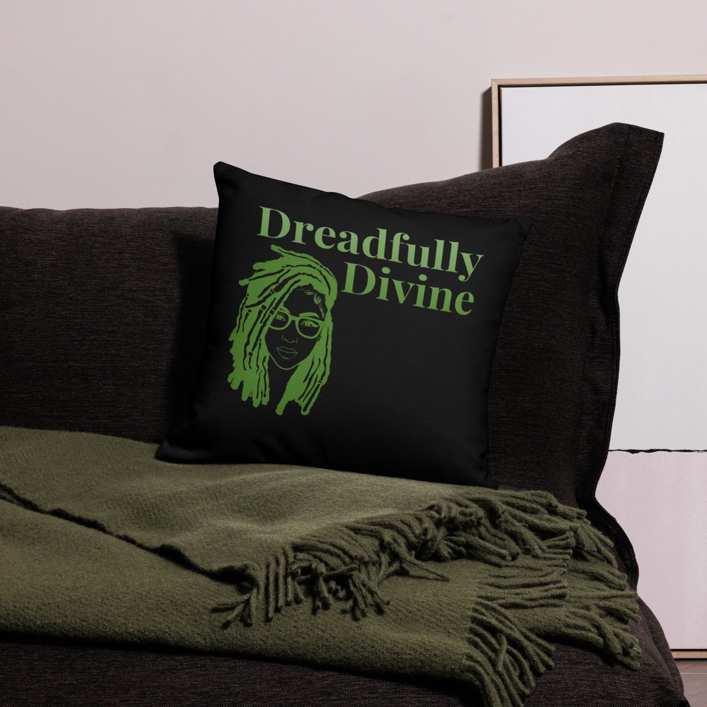 DD Woman (Green) Premium Pillow