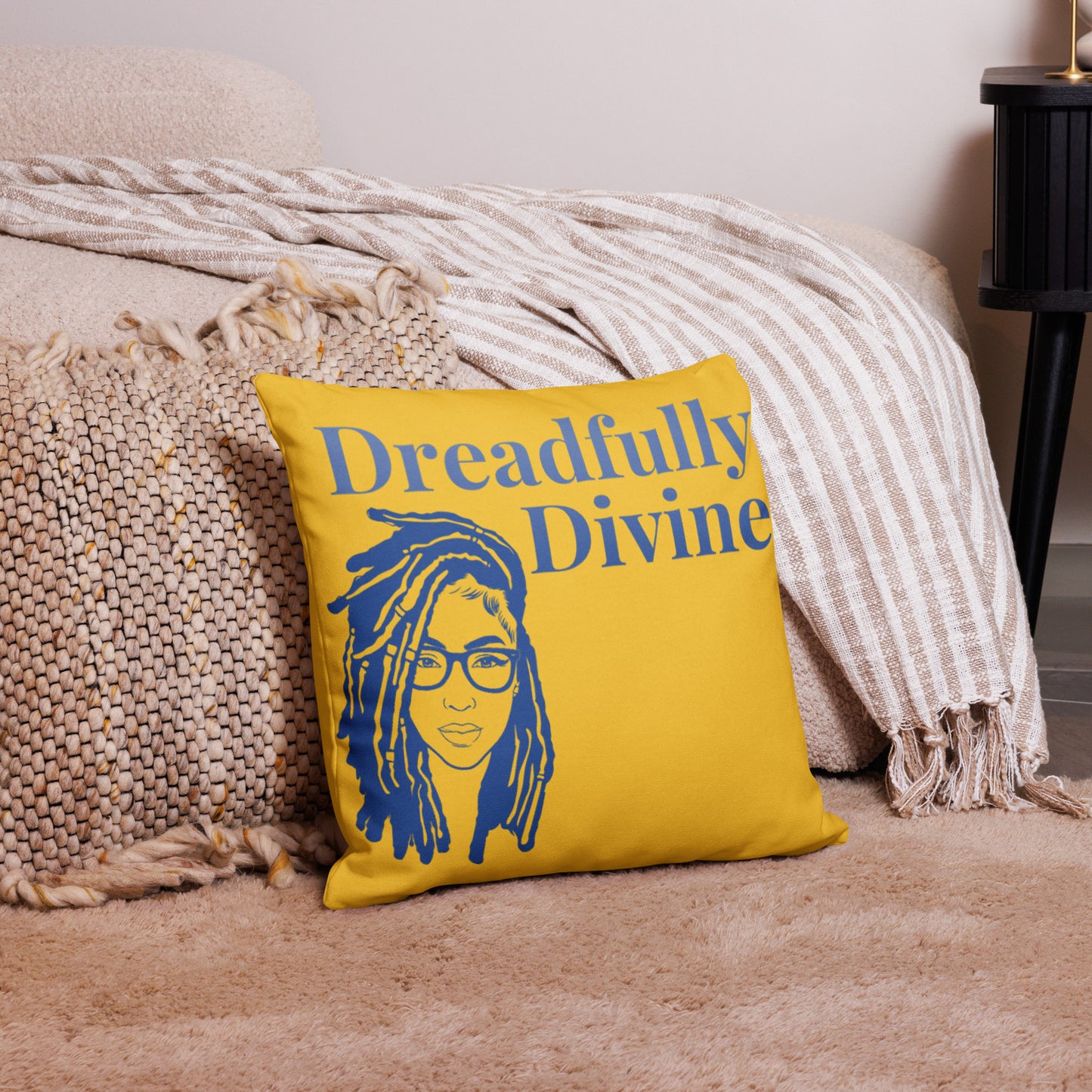 DD Woman (Blue) Premium Pillow