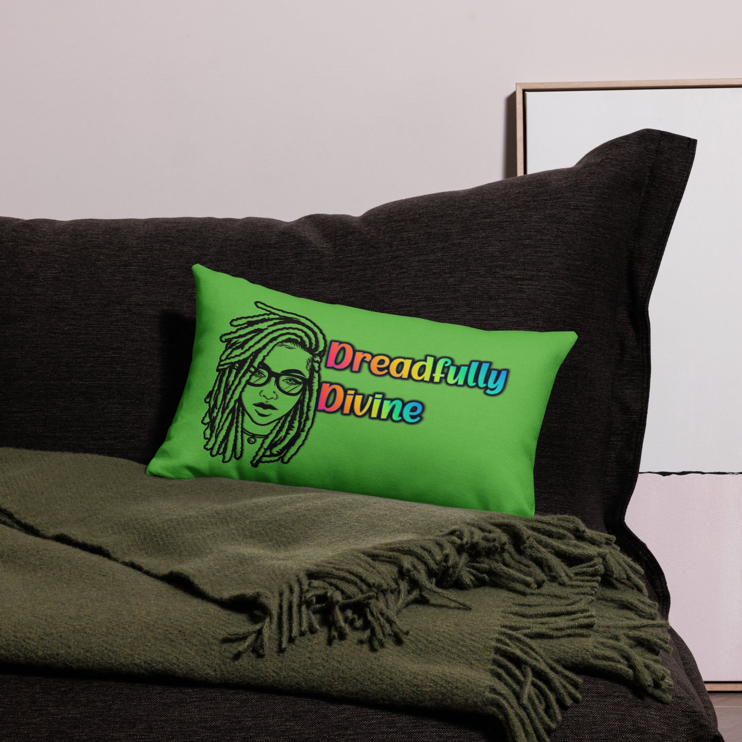 DD Woman (Multi-color) Premium Pillow