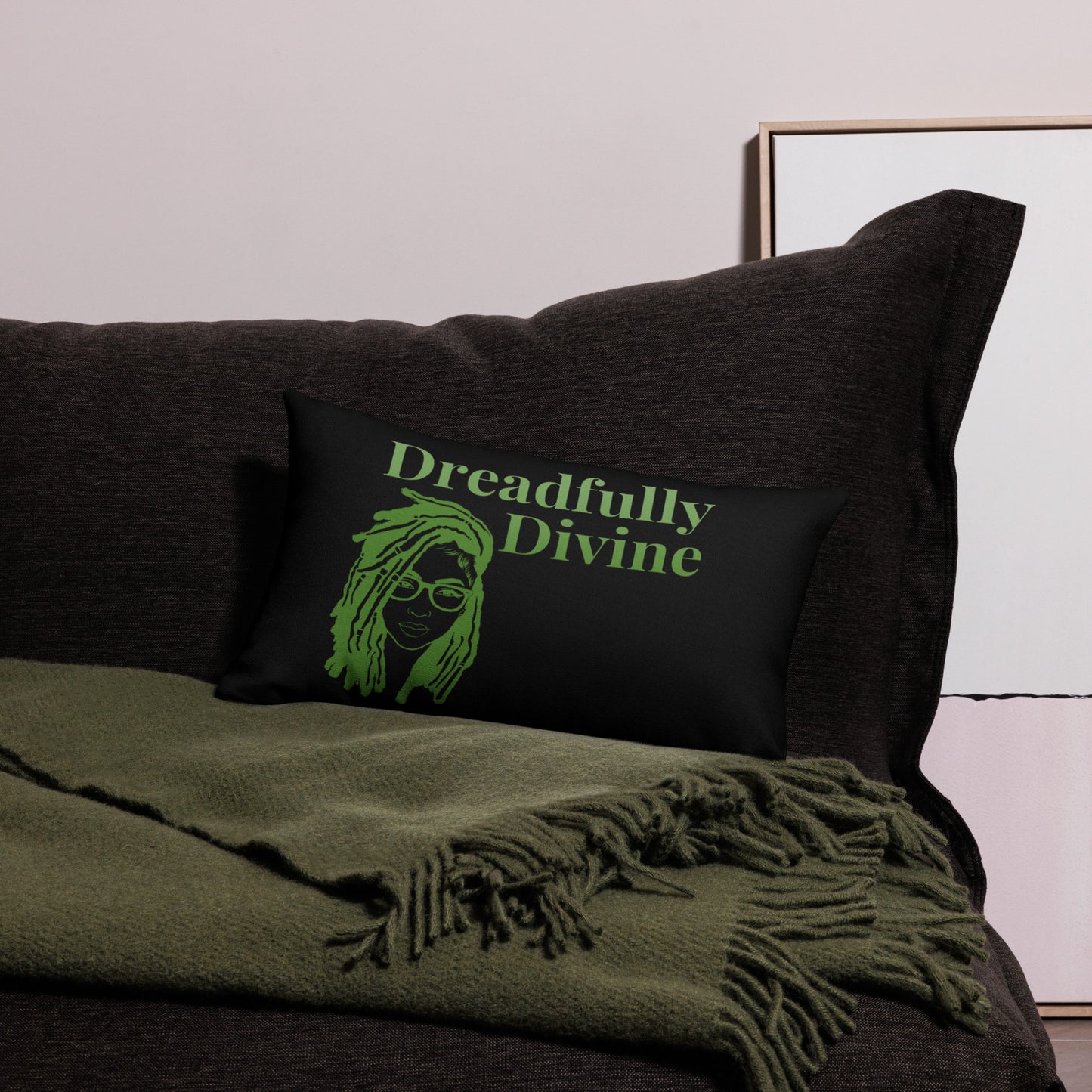 DD Woman (Green) Premium Pillow