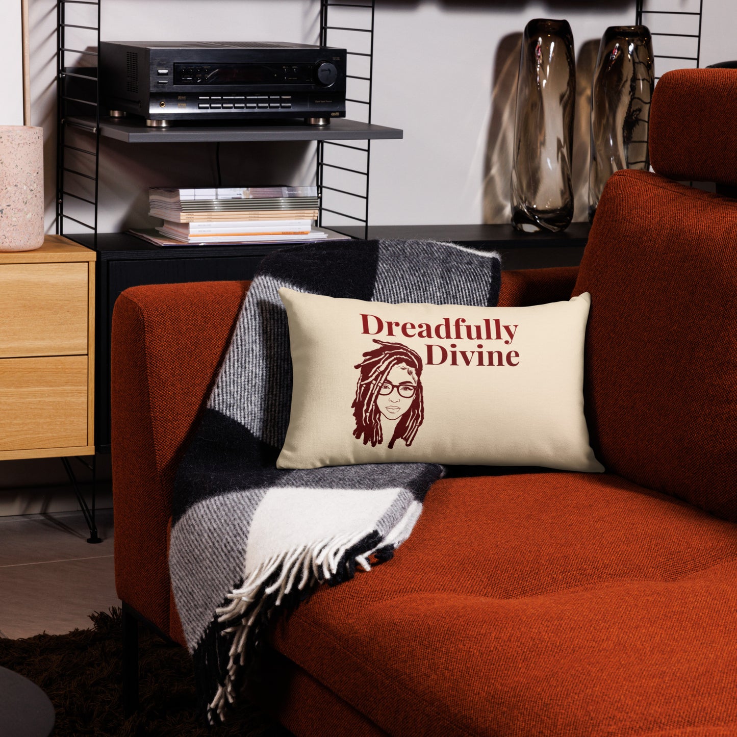 DD Woman (Maroon) Premium Pillow