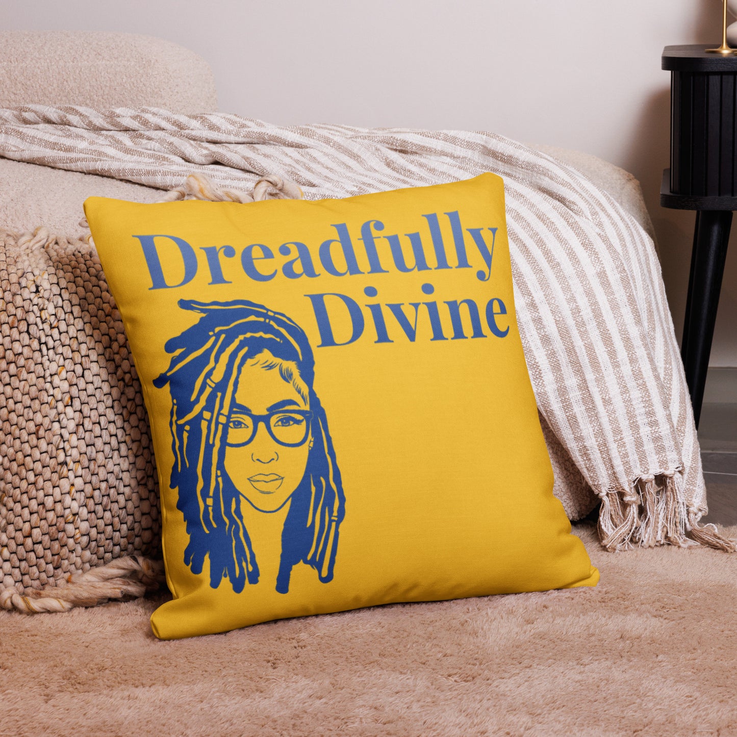 DD Woman (Blue) Premium Pillow