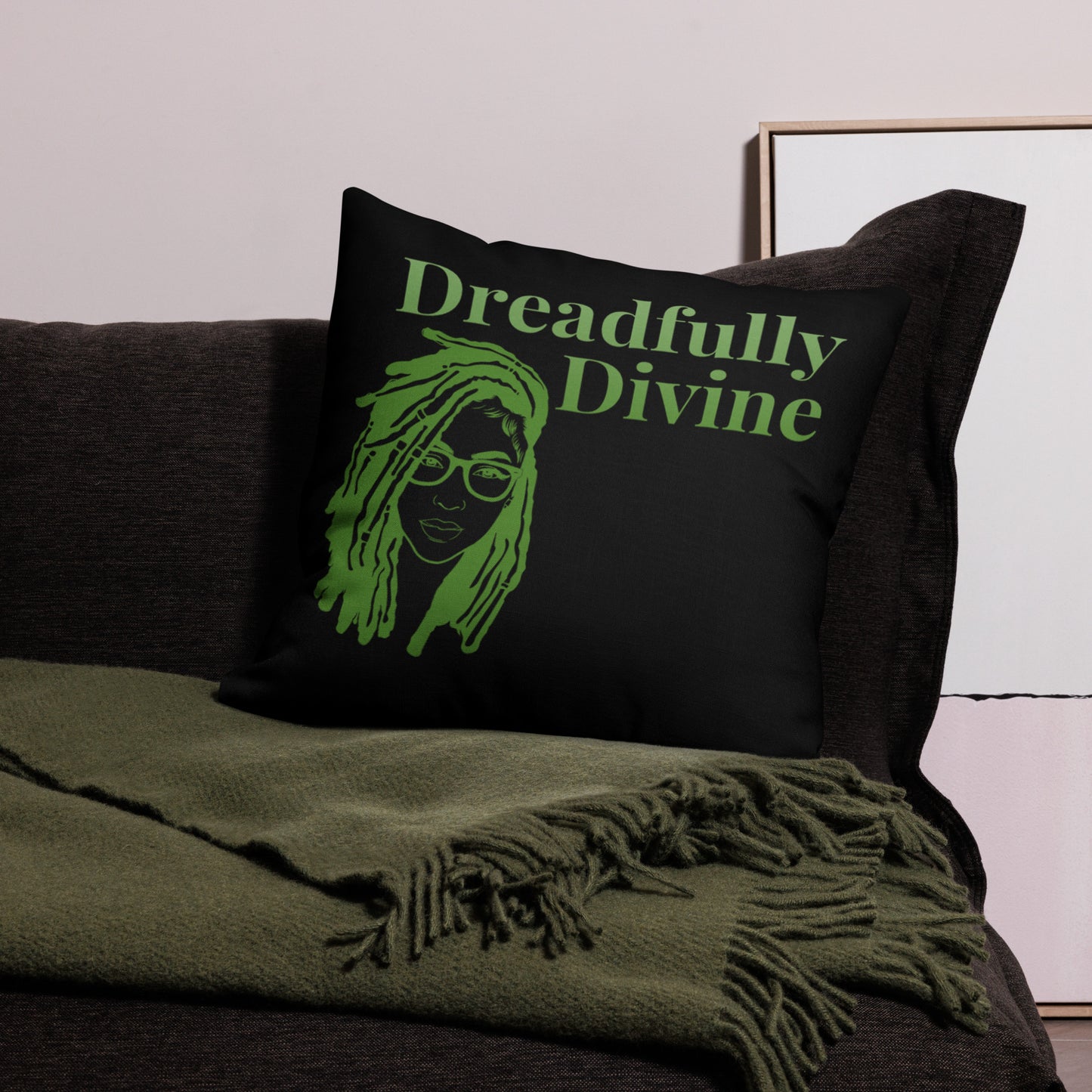 DD Woman (Green) Premium Pillow