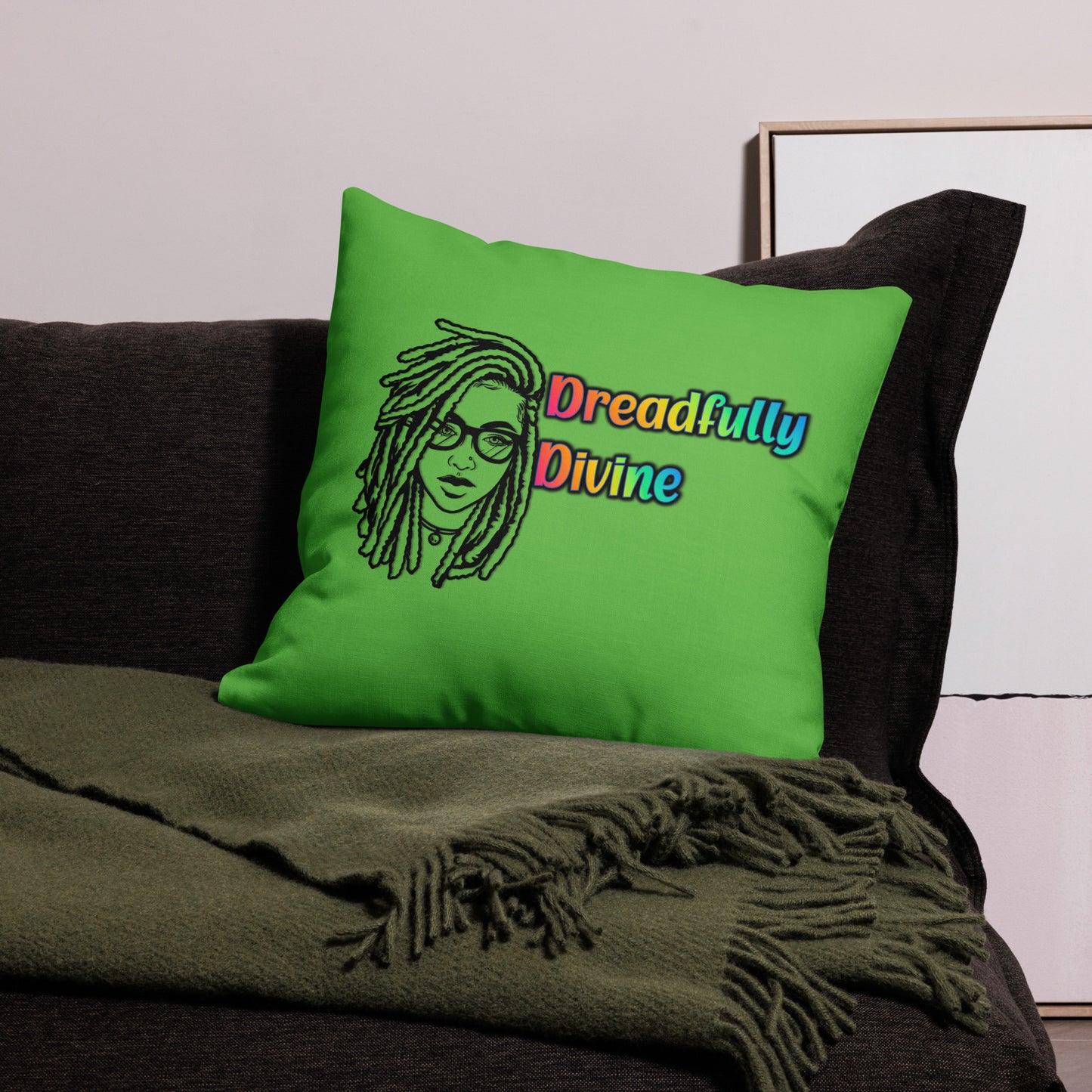 DD Woman (Multi-color) Premium Pillow