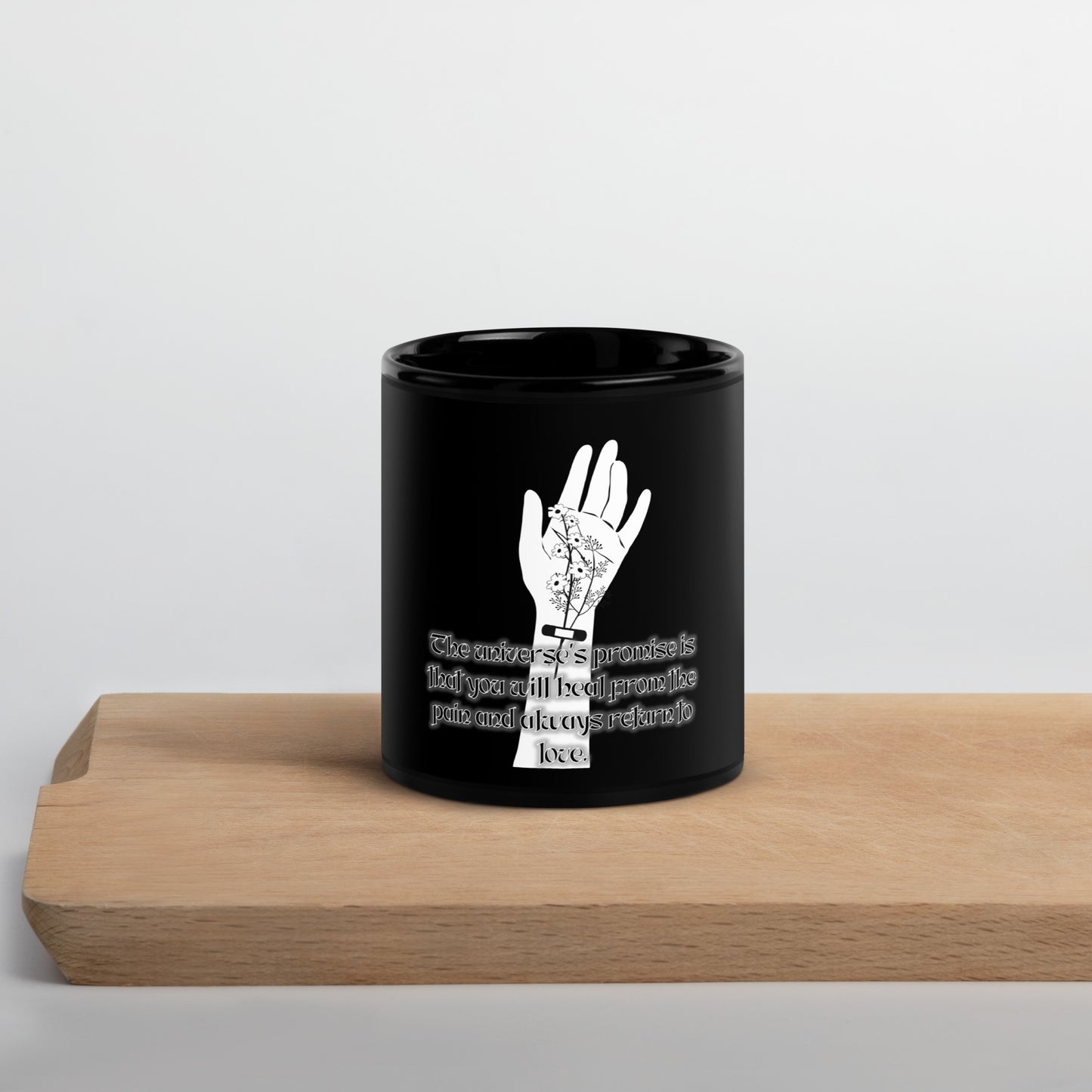 Return To Love #1 Black Glossy Mug