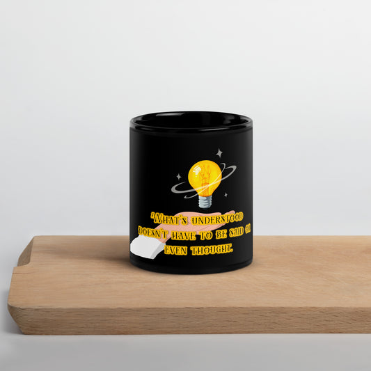 Lightbulb #2 Black Glossy Mug