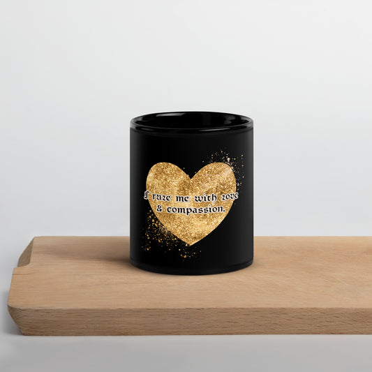 Affirmation #2 Black Glossy Mug