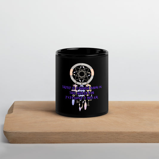 Dreamcatcher Black Glossy Mug