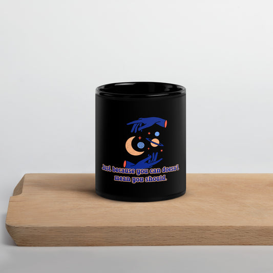 Choices #1 Black Glossy Mug